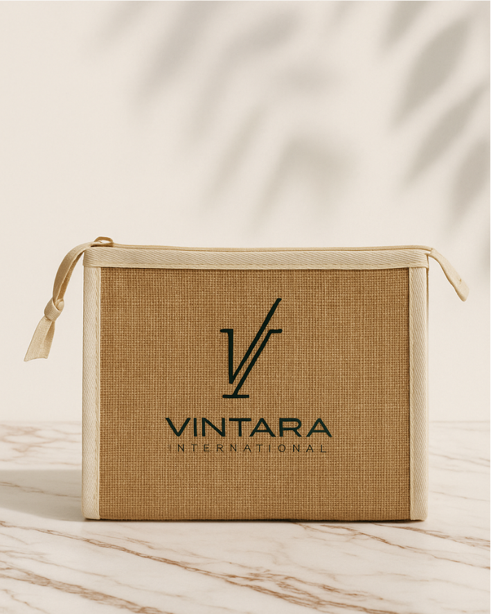 JUTE TOILETRY BAG 08